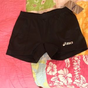 ASICS black baseline shorts
